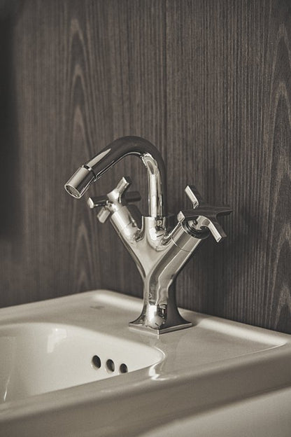 Miscelatore bidet a due leve con maniglia a croce cromo Joy Neo BD157AA Ideal Standard