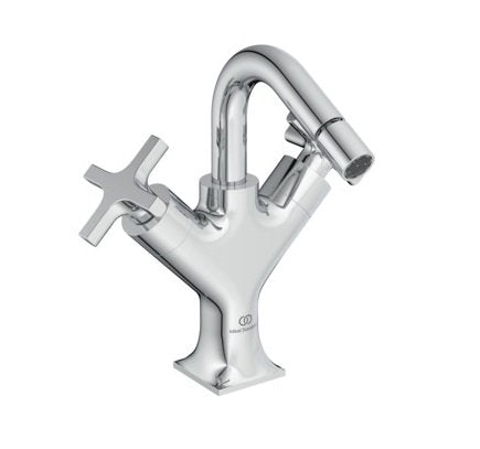 Miscelatore bidet a due leve con maniglia a croce cromo Joy Neo BD157AA Ideal Standard