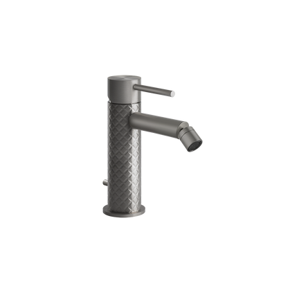 Gessi Intreccio Miscelatore bidet con scarico steel brushed 541017