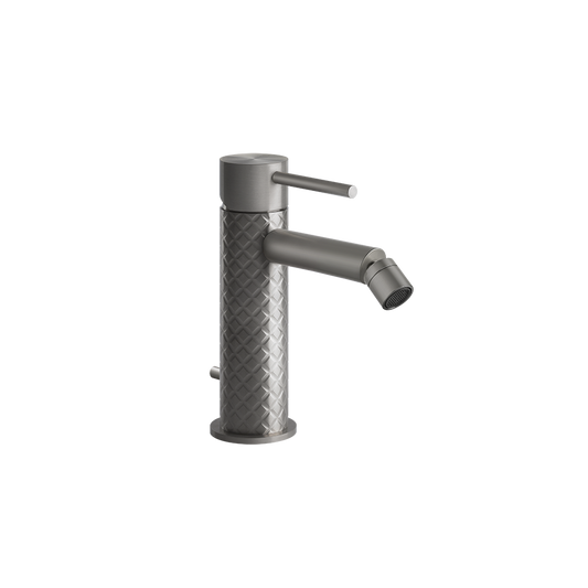 Gessi Intreccio Miscelatore bidet con scarico steel brushed 541017