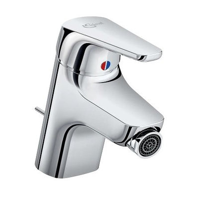Ideal Standard Miscelatore bidet monocomando con scarico Cromo Cerasprint B9665