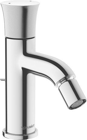 Disegno tecnico con quote di Duravit White Tulip Miscelatore bidet monocomando cromo Cromo Lucido