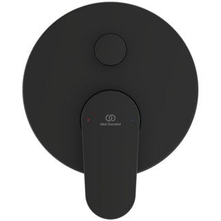 Miscelatore Doccia a muro con deviatore e parte incasso Nero Opaco Cerafine O A7193xg Ideal Standard