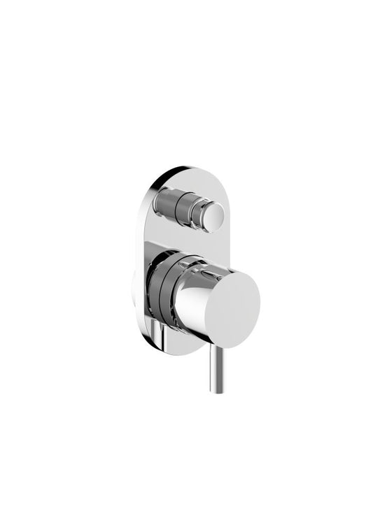 Miscelatore doccia con deviatore PUSH senza parte incasso cromo 73018 Jabil