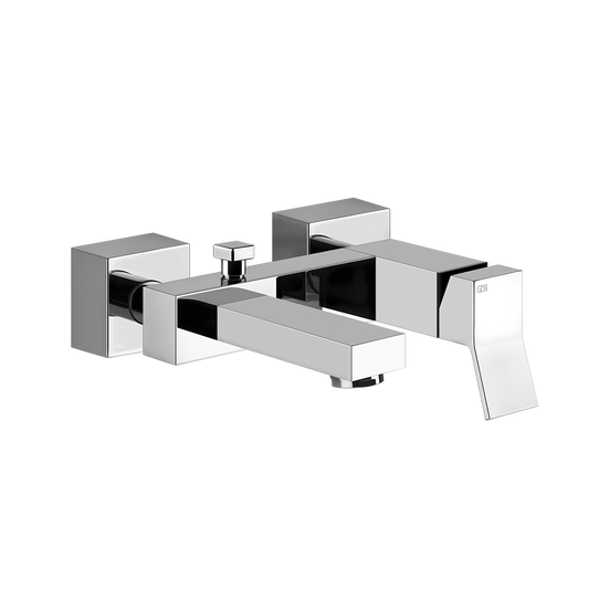 Miscelatore esterno vasca con deviatore automatico cromo rettangolo k 53013 gessi