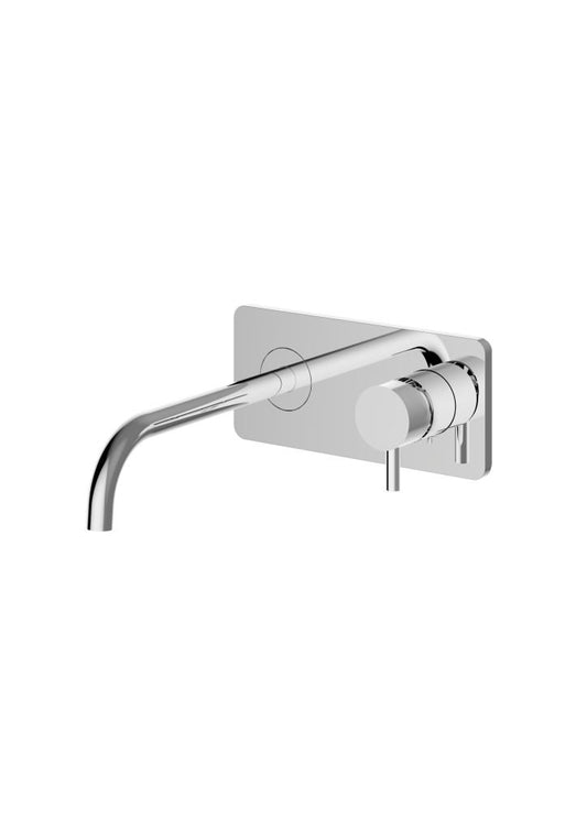 Miscelatore lavabo a parete con scarico click clack bocca 220 mm cromo 73312E Jabil