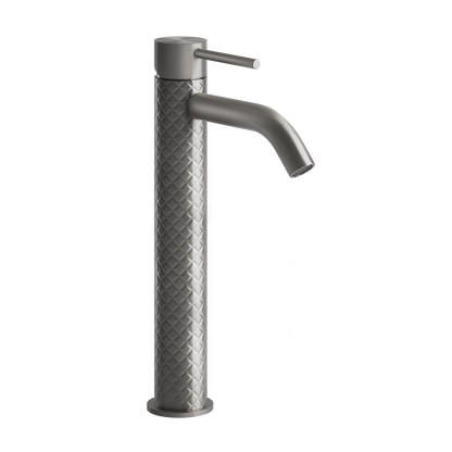 Gessi Intreccio Miscelatore lavabo alto per ciotola senza scarico Steel brushed 54109