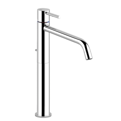 Miscelatore lavabo alto bocca lunga con scarico cromo via tortona 18605 gessi
