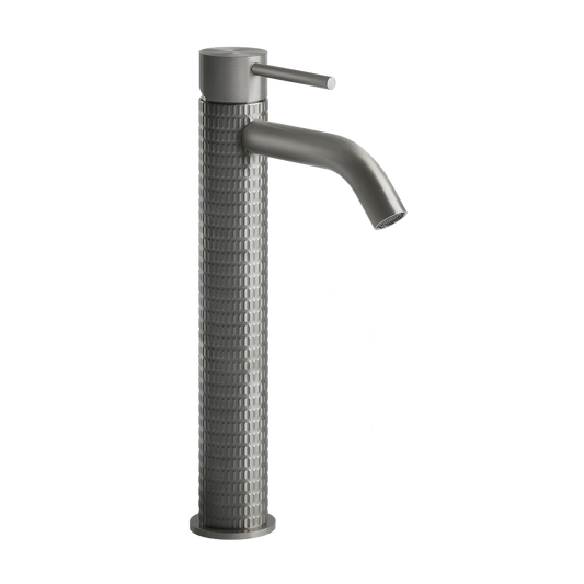 Miscelatore lavabo alto per ciotola senza scarico Steel brushed 239 Meccanica 54209 Gessi