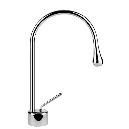 Gessi Goccia miscelatore lavabo bocca corta ad ombrello senza scarico cromo 33601
