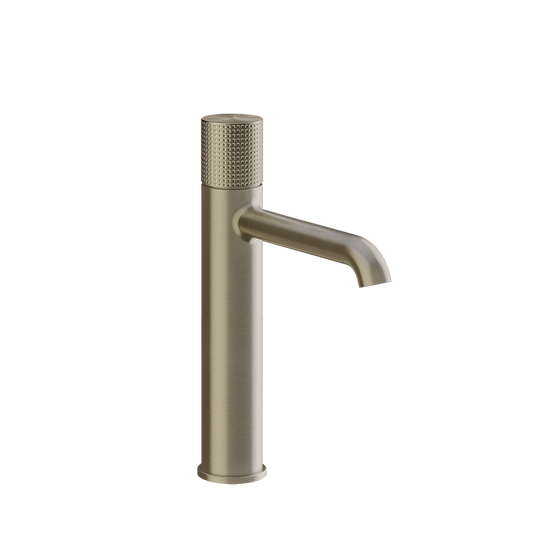 Miscelatore lavabo medio senza scarico brushed brass cesello 70406 Gessi