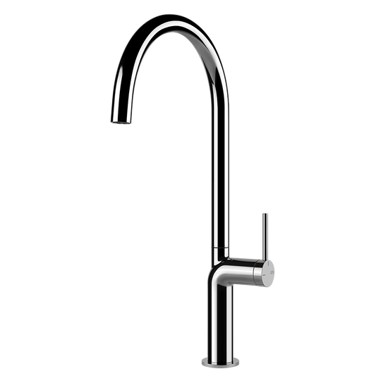 Miscelatore lavello monocomando con canna giravole cromo stelo 60301 gessi