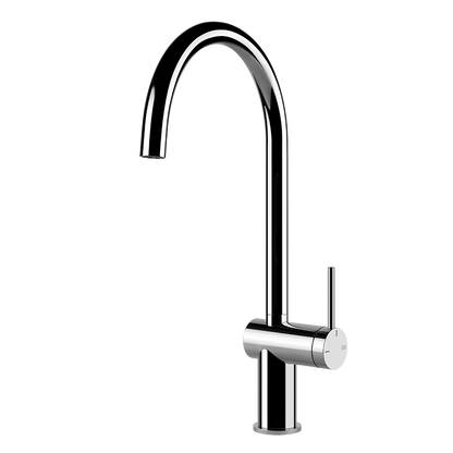 Miscelatore lavello monocomando con canna girevole foro cromo inedito 60411 gessi