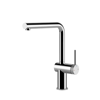 Miscelatore lavello monocomando con canna giravole foro cromo inedito 60471 gessi
