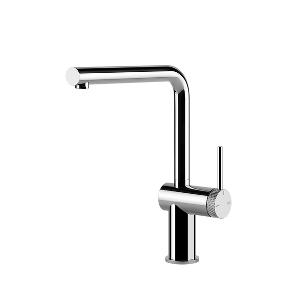 Miscelatore lavello monocomando con canna giravole foro cromo inedito 60471 gessi