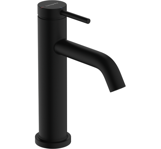 Miscelatore monocomando lavabo 110 CoolStart con salterello nero opaco Tecturis S 73314670 Hansgrohe