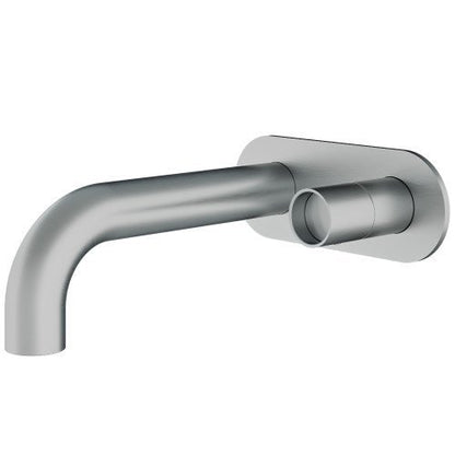 Treemme Watertube miscelatore lavabo incasso 220mm senza parte incasso inox satinato