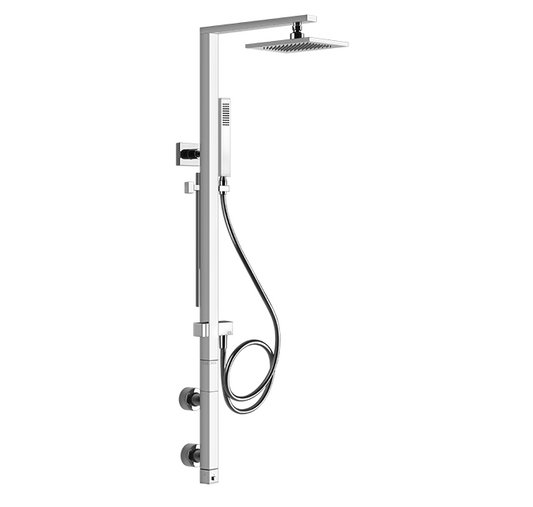 Colonna doccia con miscelatore termostatico soffione doccetta deviatore automatico cromo 23411 gessi cromo