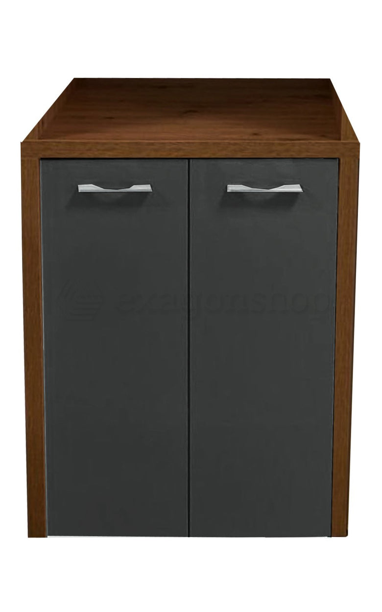 Mobile 78,5x65 portalavatrice asciugatrice H 91 grigio, dettaglio della doccetta estraibile - Exagonshop
