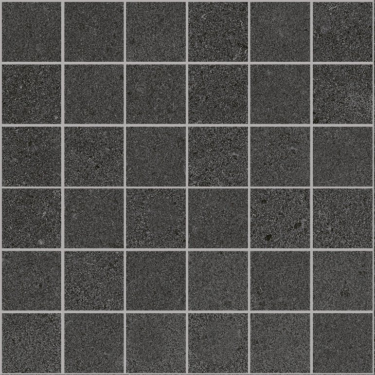 Mosaico 30x30 Effetto Pietra Gres Porcellanato Rettificato in ceramica, superficie e texture ravvicinata del gres