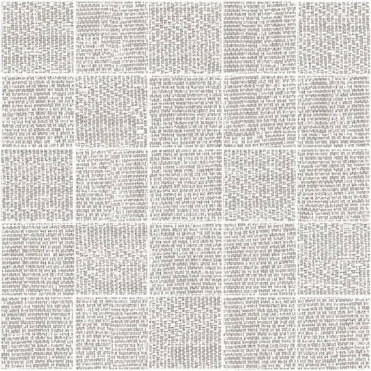 Mosaico 30x30 Effetto Tessuto Gres Porcellanato Rettificato white Ceramica Sant Agostino Digitalart CSAMDAWH30