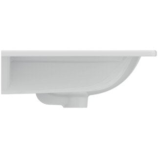 Ideal Standard Tesi Lavabo Top 100x45 con Foro centrale ambientato su piano bagno con accessori