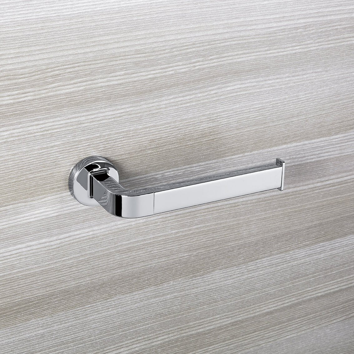 Colombo Nordic Porta Rotolo wc Reversibile in cromall Cromo in cromato montato a parete, vista del design e della...