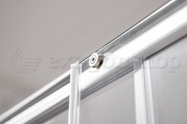 Novellini Elyane 2p Box doccia 134-140 cm a nicchia scorrevole 6 mm H 190 silver