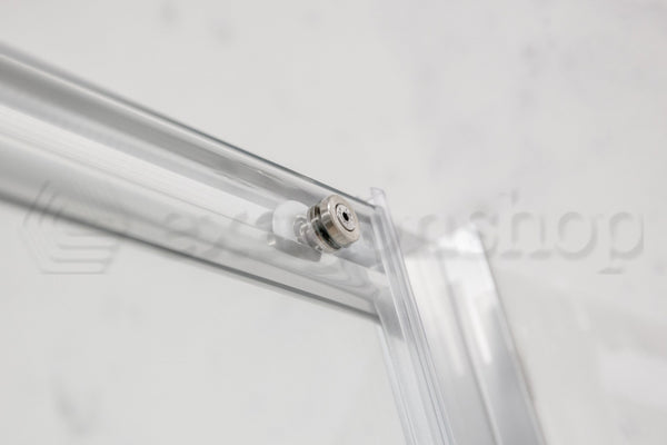 Novellini Elyane 2p Box doccia 140-146 cm a nicchia scorrevole 6 mm H 190 silver