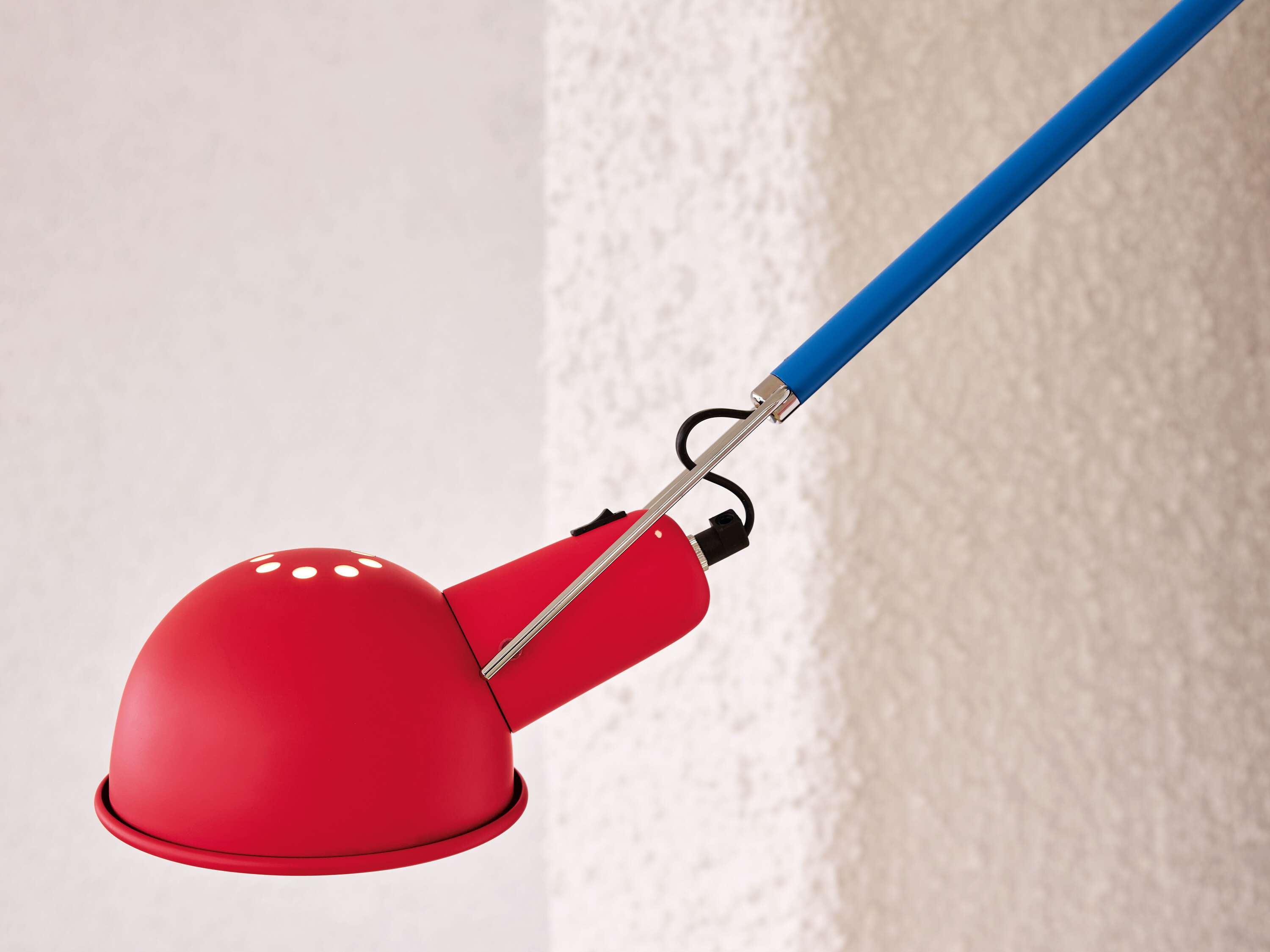 Flos 265 Lampada da parete Chromatica, particolare del diffusore luminoso - Flos