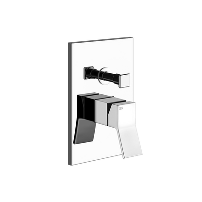 Parte Esterna Miscelatore A Parete 2 Vie Con Deviatore Automatico senza parte incasso Cromo Rettangolo K 53079 Gessi