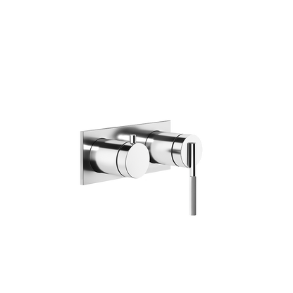 Parte esterna miscelatore a parete 2 vie vasca doccia con deviatore automatico parte incasso non inclusa cromo ingranaggio 63579 gessi