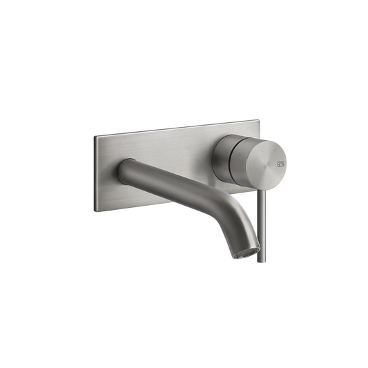 Gessi Flessa Parte esterna miscelatore lavabo a parete parte incasso non inclusa steel brushed 54088