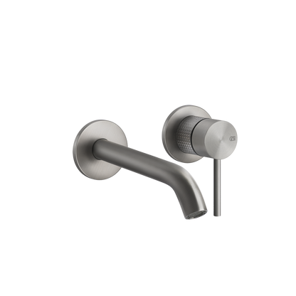Gessi Cesello Parte esterna miscelatore lavabo a parete parte incasso non inclusa steel brushed