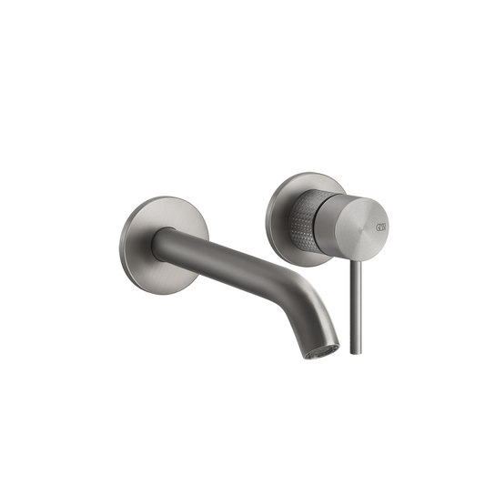 Gessi Cesello Parte esterna miscelatore lavabo a parete parte incasso non inclusa steel brushed