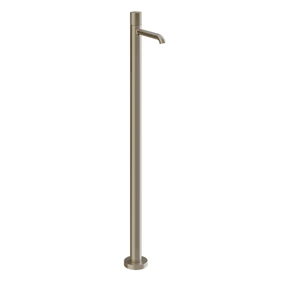 Parte esterna miscelatore lavabo da terra senza scarico brushed brass cesello 70495 Gessi