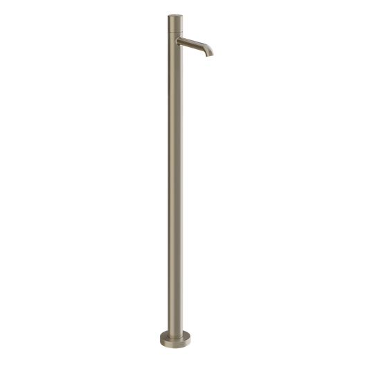 Parte esterna miscelatore lavabo da terra senza scarico brushed brass hanito unito 70095 Gessi