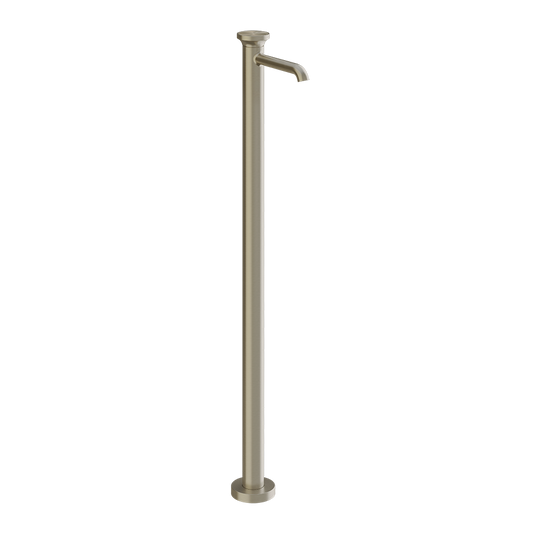 Parte esterna miscelatore lavabo da terra senza scarico parte incasso non inclusa brass brushed 66095 Gessi