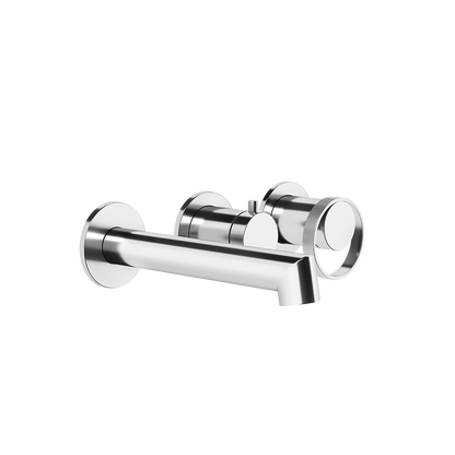 Parte esterna miscelatore vasca 2 vie con deviatore parte incasso non inclusa cromo Anello 63342 Gessi