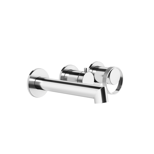Parte esterna miscelatore vasca 2 vie con deviatore parte incasso non inclusa cromo Anello 63342 Gessi