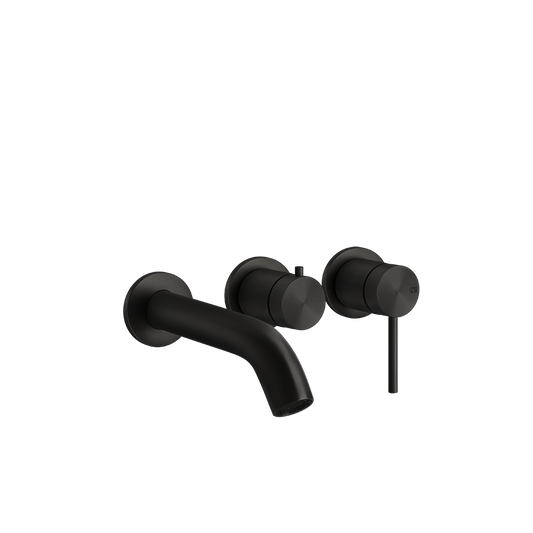 Parte esterna miscelatore vasca a parete 2 vie parte incasso non inclusa matte black xl 54140 Gessi