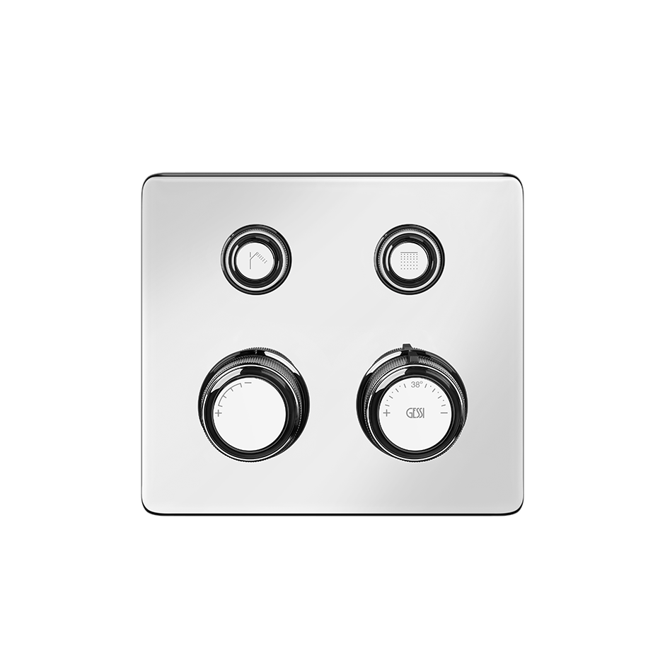Parti esterne miscelatore doccia termostatico 2 funzioni cromo hi fi 65232 gessi