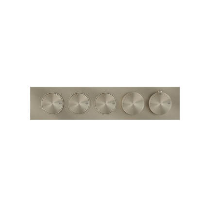 Parti esterne per miscelatore termostatico a tre funzioni indipendenti parti incasso non inclusa brass brushed 66224 gessi