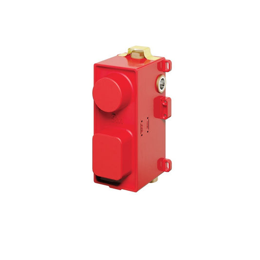 Parti incasso termostatico unificato con deviatore 2 e 3 vie in ottone RWIT8A46ZZ20 Treemme