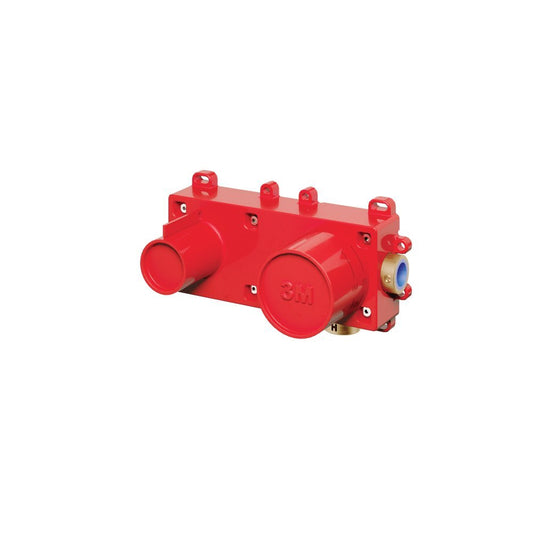 Parti incasso unificate lavabo doccia a muro in ottone RWIT51A5ZZ01 Treemme
