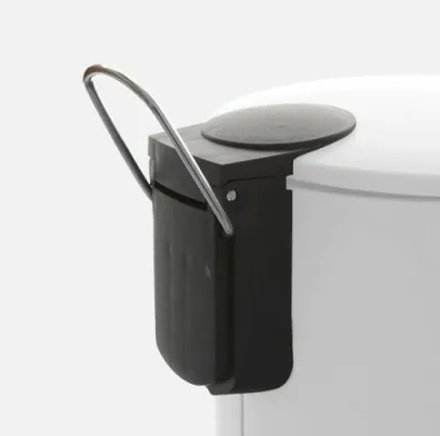 Pattumiera 3 L soft close in acciaio bianco Color