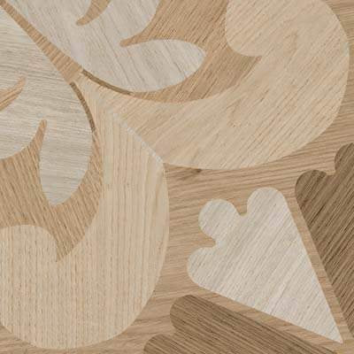 Pavimento 20x20 con decoro Effetto Legno In Gres Porcellanato Classic 05 Ceramica Sant Agostino Intarsi CSAICL0520