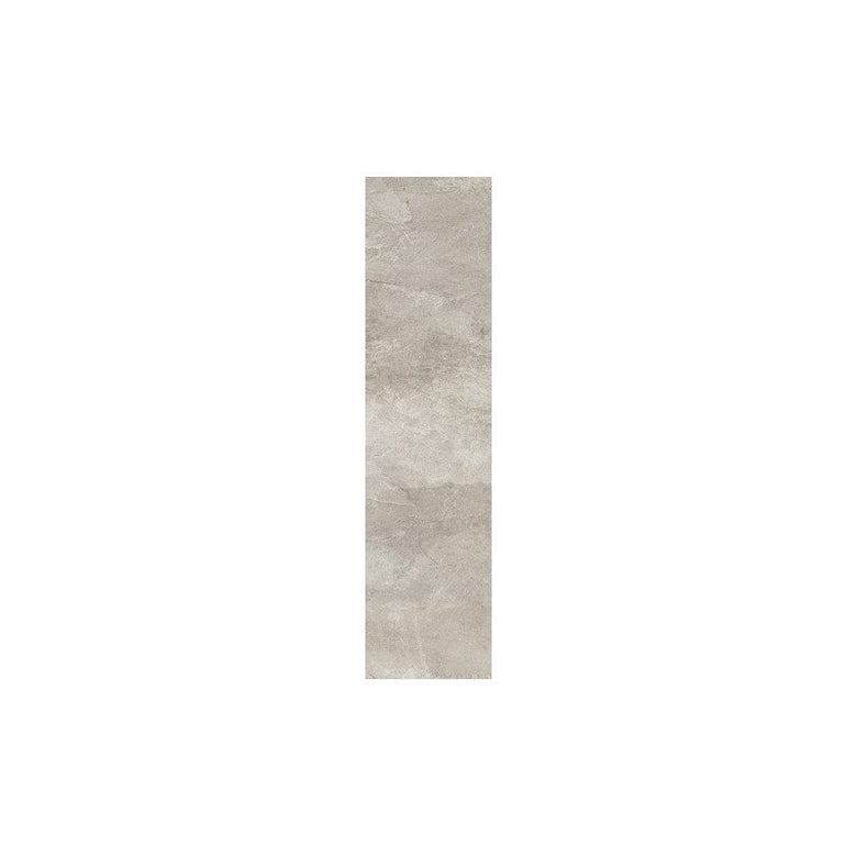 Pavimento 20x80 in gres porcellanato 9 mm rettificato gris Grigio, superficie e texture ravvicinata del gres