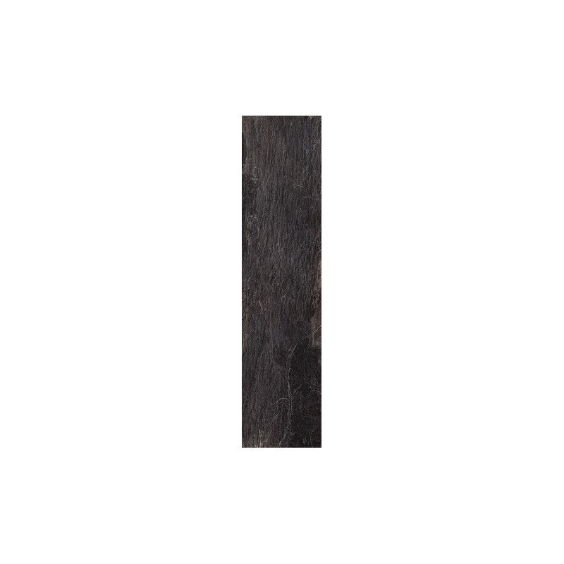 Pavimento 20x80 in gres porcellanato 9 mm rettificato noir Nero, superficie e texture ravvicinata del gres