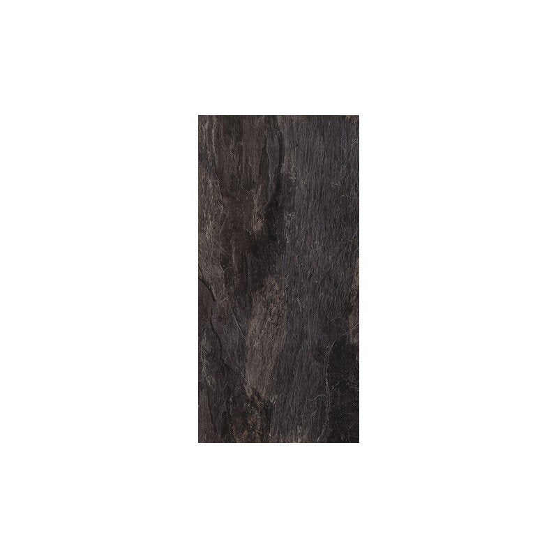 Pavimento 40x80 in gres porcellanato 9 mm rettificato noir Nero, superficie e texture ravvicinata del gres